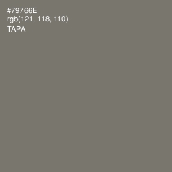 #79766E - Limed Ash Color Image
